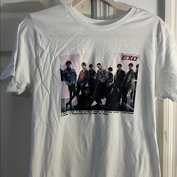EXO Graphic White T-Shirt - Picture 1 of 3